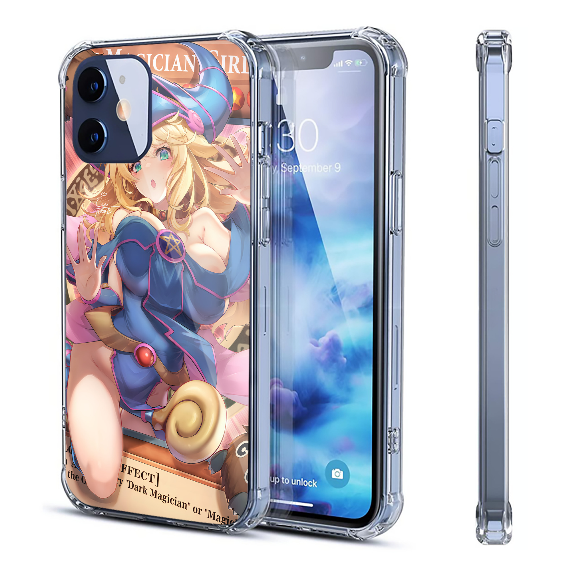 （画像用） 遊☆戯☆王 Yu-Gi-Oh! 【iPhone 12シリーズ対応】透明スマホケース（クリアソフトケース）